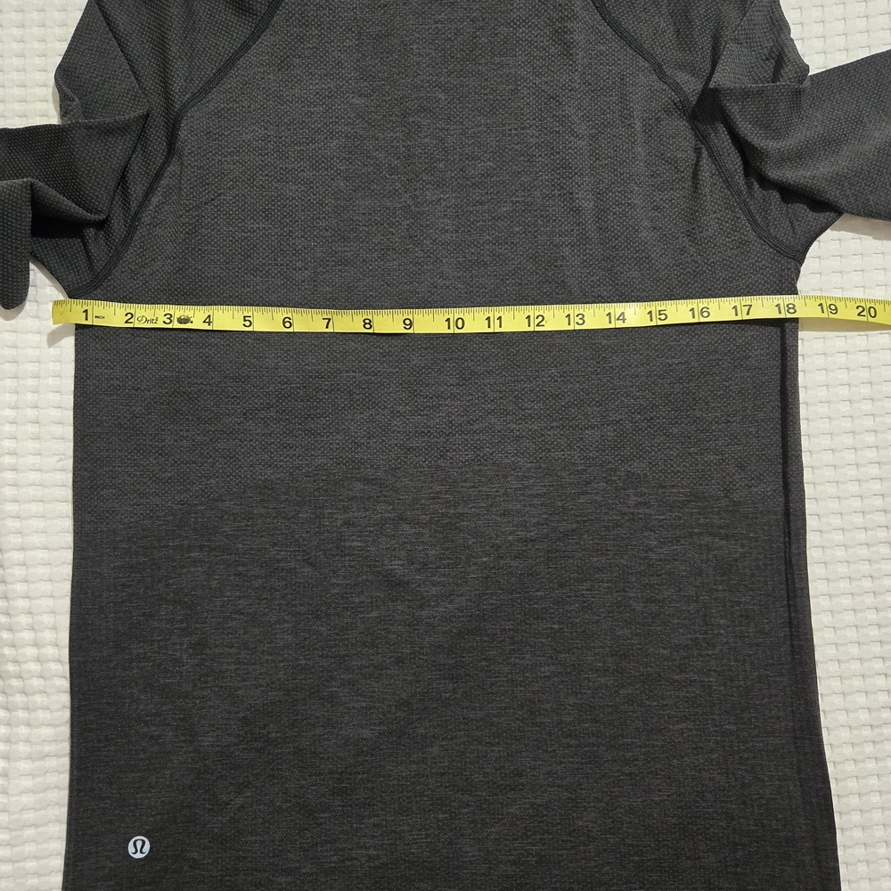 lululemon athletica Dark Gray Long Sleeve Shirt - Picture 5 of 6